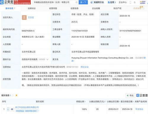 華友鈷業(yè)設(shè)立子公司布局AI軟件開發(fā)，拓展業(yè)務(wù)版圖